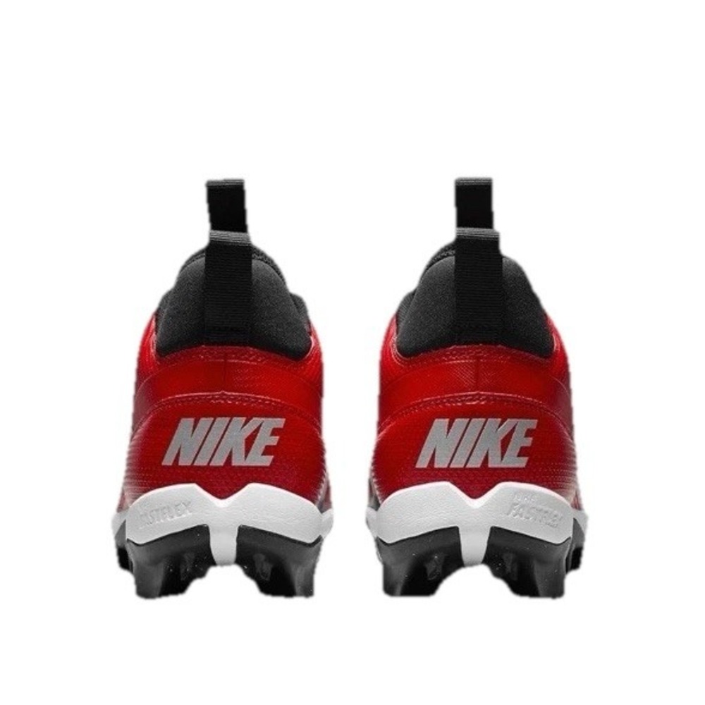 NIB Nike Alpha Menace 4 Shark NRG Red Football Cleats FQ4536-600 Men's Size 9 - Picture 7 of 10